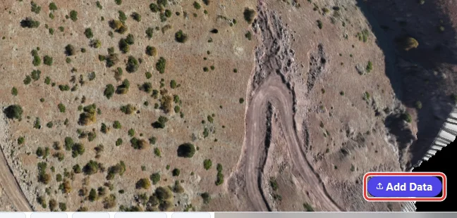 The Add Data button sits at the bottom-right corner of the 3D view.